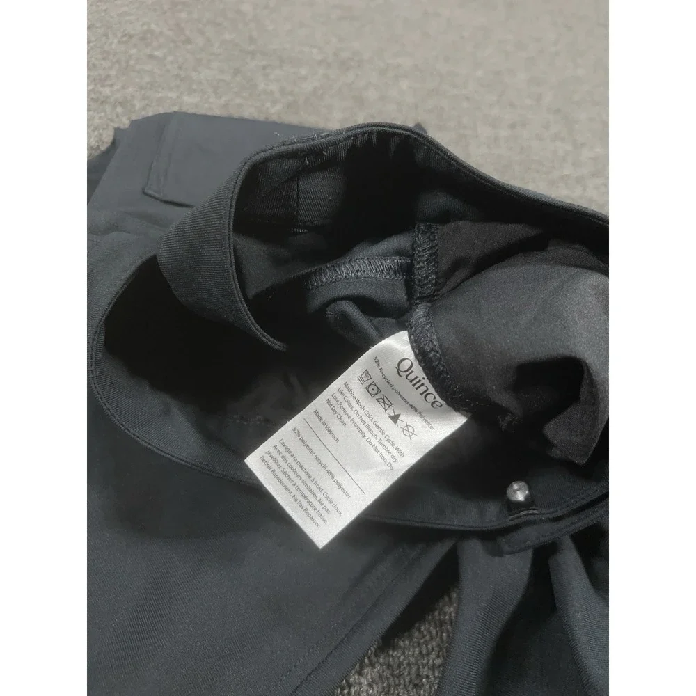Quince Pants Men's 32x30 Everyday 5 Pocket Tech Pant Black Classic Performance